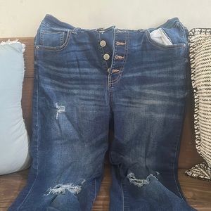 women’s button fly jeans